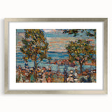 Modern Wall Art - Serene Beach Scene with Trees