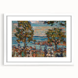 Modern Wall Art - Serene Beach Scene with Trees