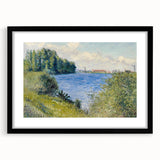Impressionist Landscape - The Seine at Argenteuil by Caillebotte Print