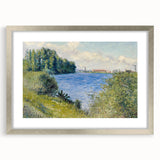 Impressionist Landscape - The Seine at Argenteuil by Caillebotte Print
