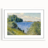Impressionist Landscape - The Seine at Argenteuil by Caillebotte Print