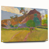 Modern Wall Art - Vibrant Tahitian Landscape