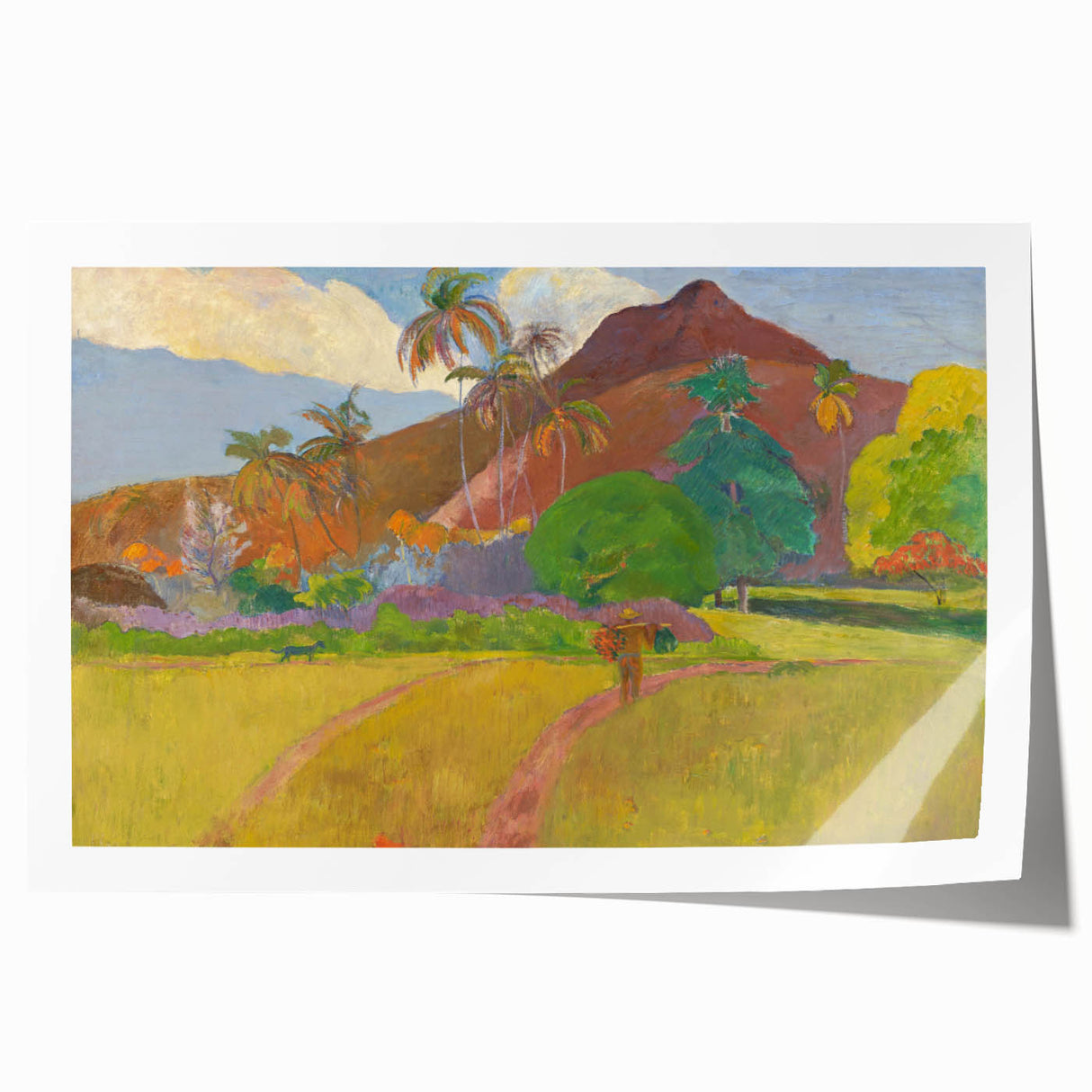 Modern Wall Art - Vibrant Tahitian Landscape