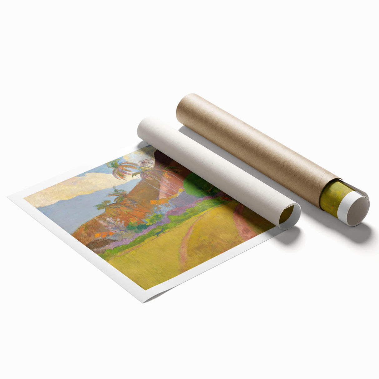 Modern Wall Art - Vibrant Tahitian Landscape