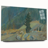 Modern Wall Art - Tranquil Mountain Brook Landscape