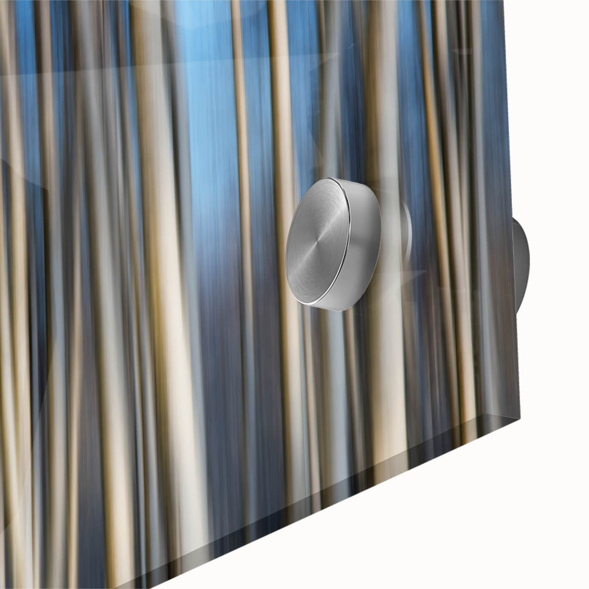 Vertical Rhythm – Motion Photography Through a Blue Forest Scene