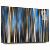 Vertical Rhythm – Motion Photography Through a Blue Forest Scene