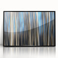 Vertical Rhythm – Motion Photography Through a Blue Forest Scene