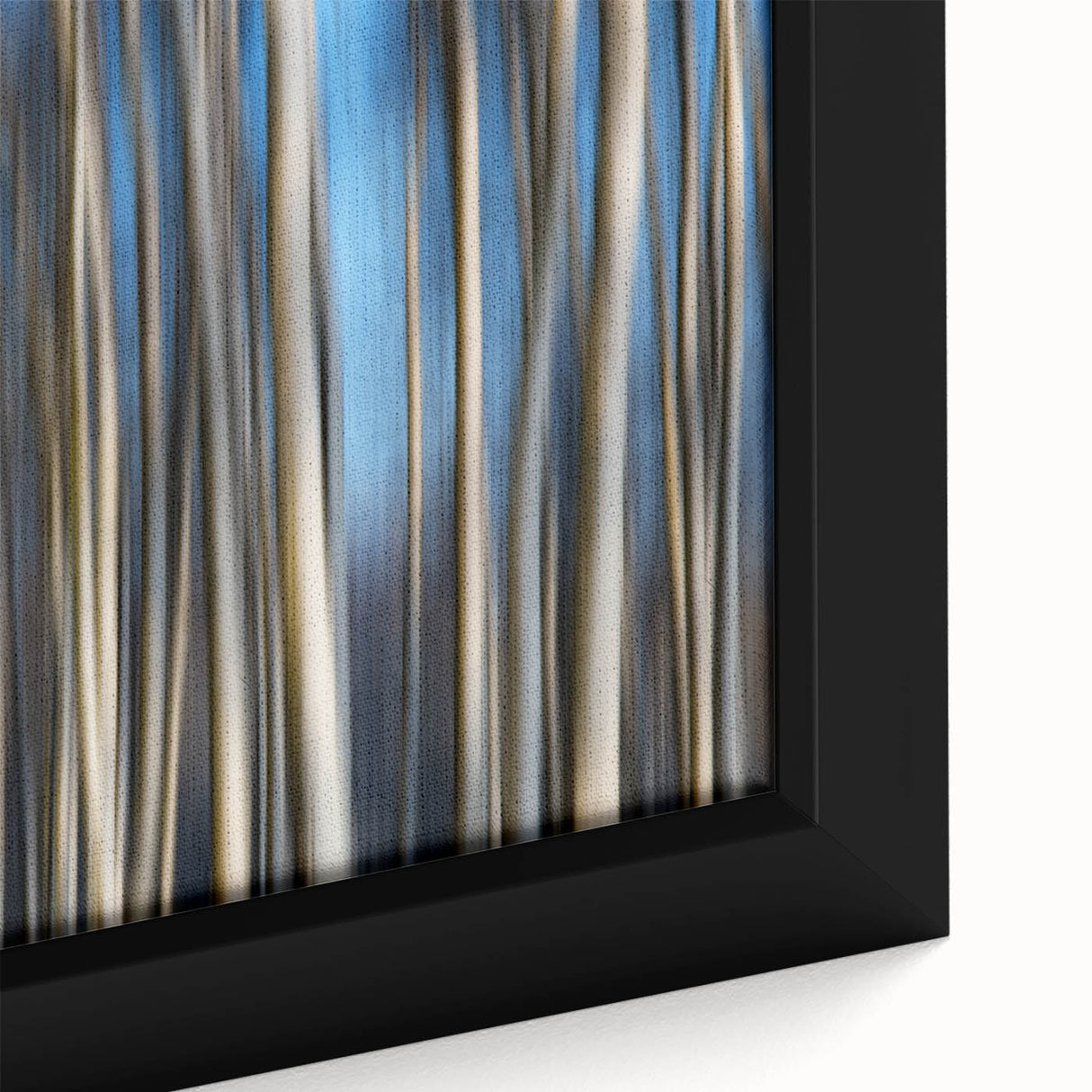 Vertical Rhythm – Motion Photography Through a Blue Forest Scene