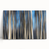 Vertical Rhythm – Motion Photography Through a Blue Forest Scene