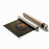 Romanticism Art: Older Man Profile by Mednyánszky Canvas Print