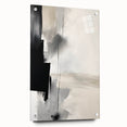 Acrylic Dining Room Artwork – Monochrome Abstract Canvas Print