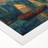 Sailing Cityscape Office Wall Art – Modern Corporate Decor