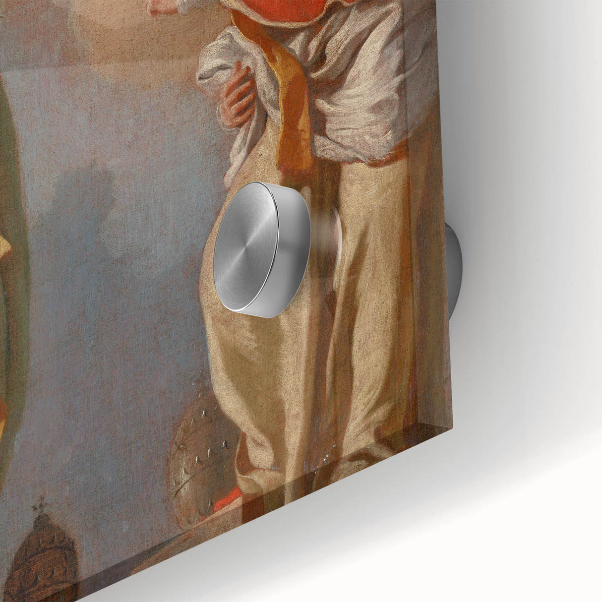 Baroque Art Print - Angelic Figures in Flowing Robes