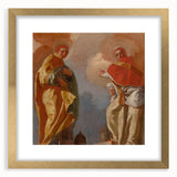 Baroque Art Print - Angelic Figures in Flowing Robes
