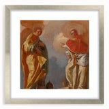 Baroque Art Print - Angelic Figures in Flowing Robes