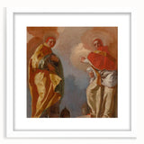 Baroque Art Print - Angelic Figures in Flowing Robes