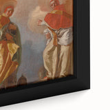 Baroque Art Print - Angelic Figures in Flowing Robes