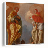 Baroque Art Print - Angelic Figures in Flowing Robes