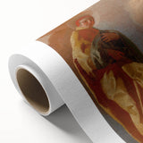 Baroque Art Print - Angelic Figures in Flowing Robes