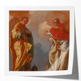 Baroque Art Print - Angelic Figures in Flowing Robes