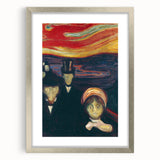 Expressionist Art: "Anxiety" Abstract Expressionism Wall Decor
