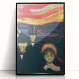 Expressionist Art: "Anxiety" Abstract Expressionism Wall Decor