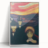 Expressionist Art: "Anxiety" Abstract Expressionism Wall Decor