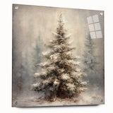 Festive Canvas Art- Pinecones and Berries Christmas Wall Art