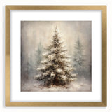 Festive Canvas Art- Pinecones and Berries Christmas Wall Art