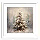 Festive Canvas Art- Pinecones and Berries Christmas Wall Art