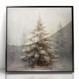 Festive Canvas Art- Pinecones and Berries Christmas Wall Art