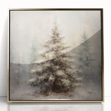 Festive Canvas Art- Pinecones and Berries Christmas Wall Art