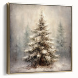 Festive Canvas Art- Pinecones and Berries Christmas Wall Art