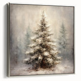 Festive Canvas Art- Pinecones and Berries Christmas Wall Art