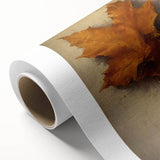 Halloween Canvas Art - Rustic Autumn Leaves Vintage Wall Hanging