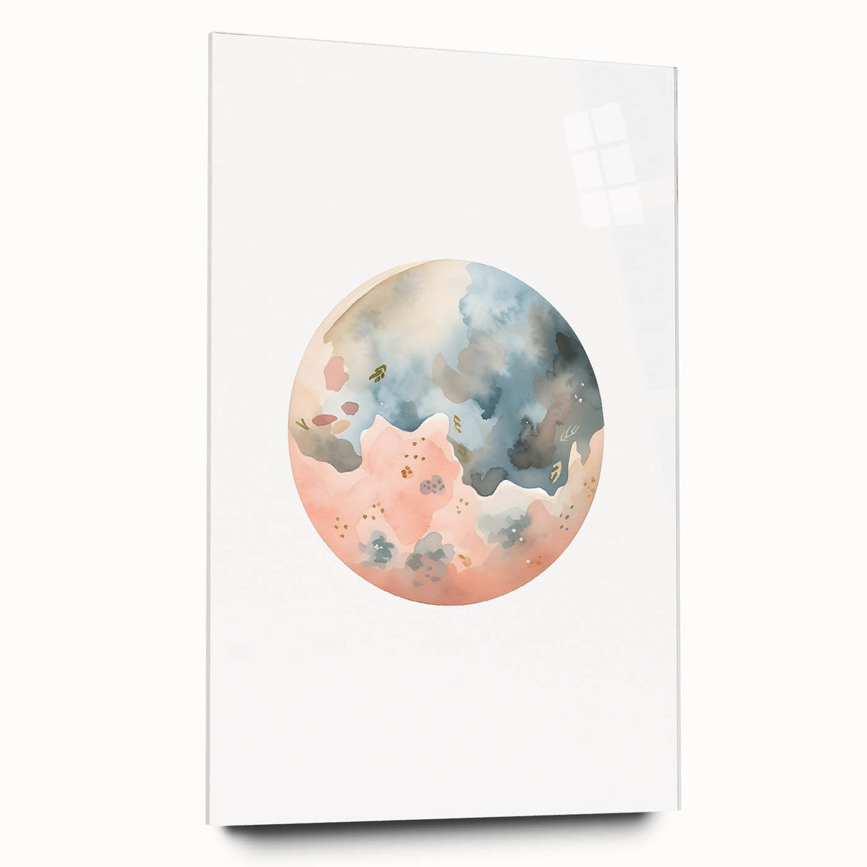 Kids Room Art Prints - Watercolor Earth Playroom Wall Decor