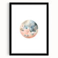 Kids Room Art Prints - Watercolor Earth Playroom Wall Decor