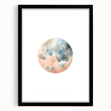 Kids Room Art Prints - Watercolor Earth Playroom Wall Decor