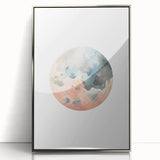 Kids Room Art Prints - Watercolor Earth Playroom Wall Decor