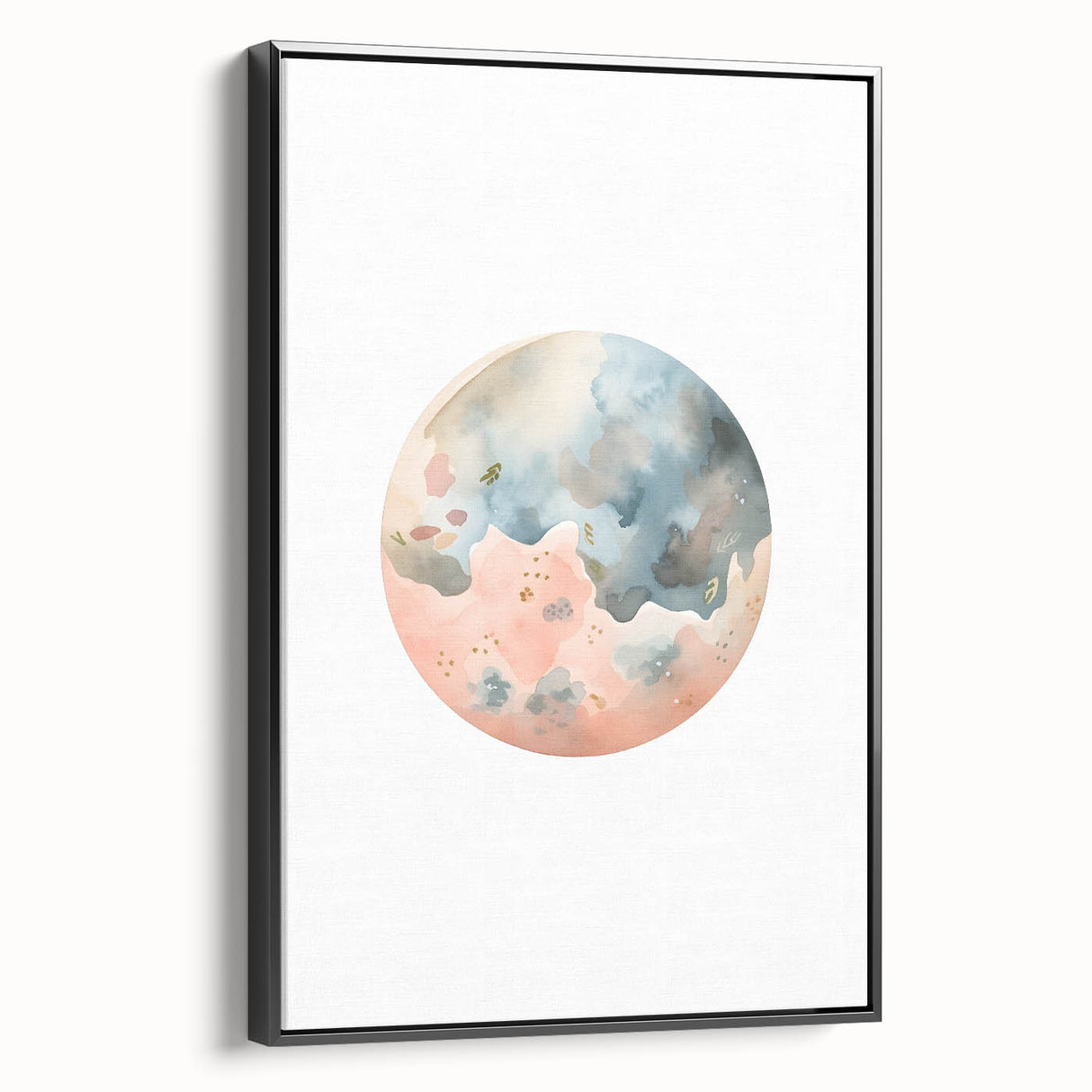 Kids Room Art Prints - Watercolor Earth Playroom Wall Decor