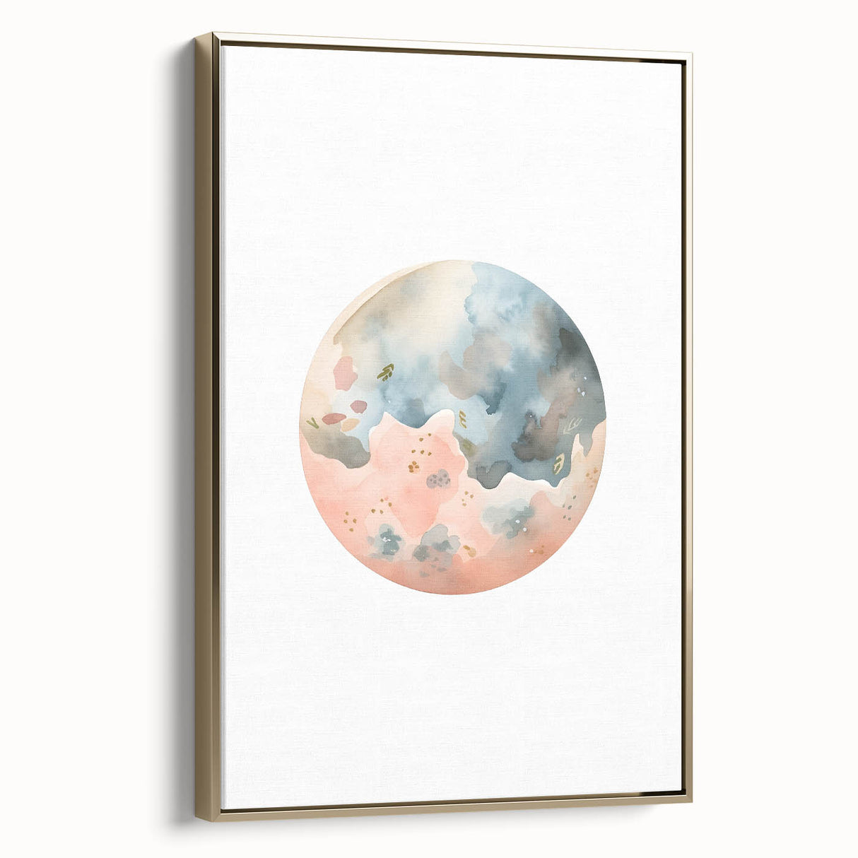 Kids Room Art Prints - Watercolor Earth Playroom Wall Decor