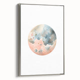 Kids Room Art Prints - Watercolor Earth Playroom Wall Decor