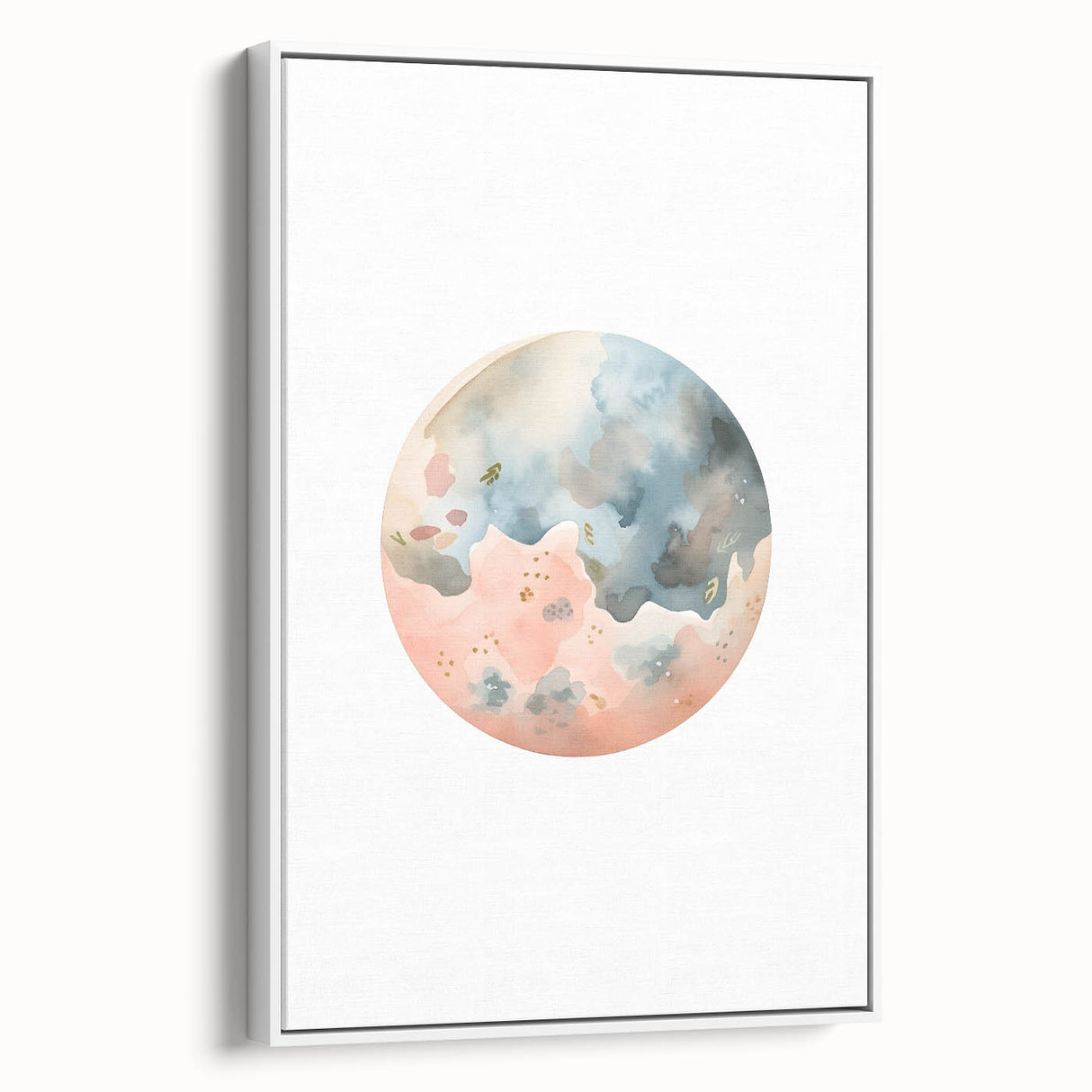 Kids Room Art Prints - Watercolor Earth Playroom Wall Decor