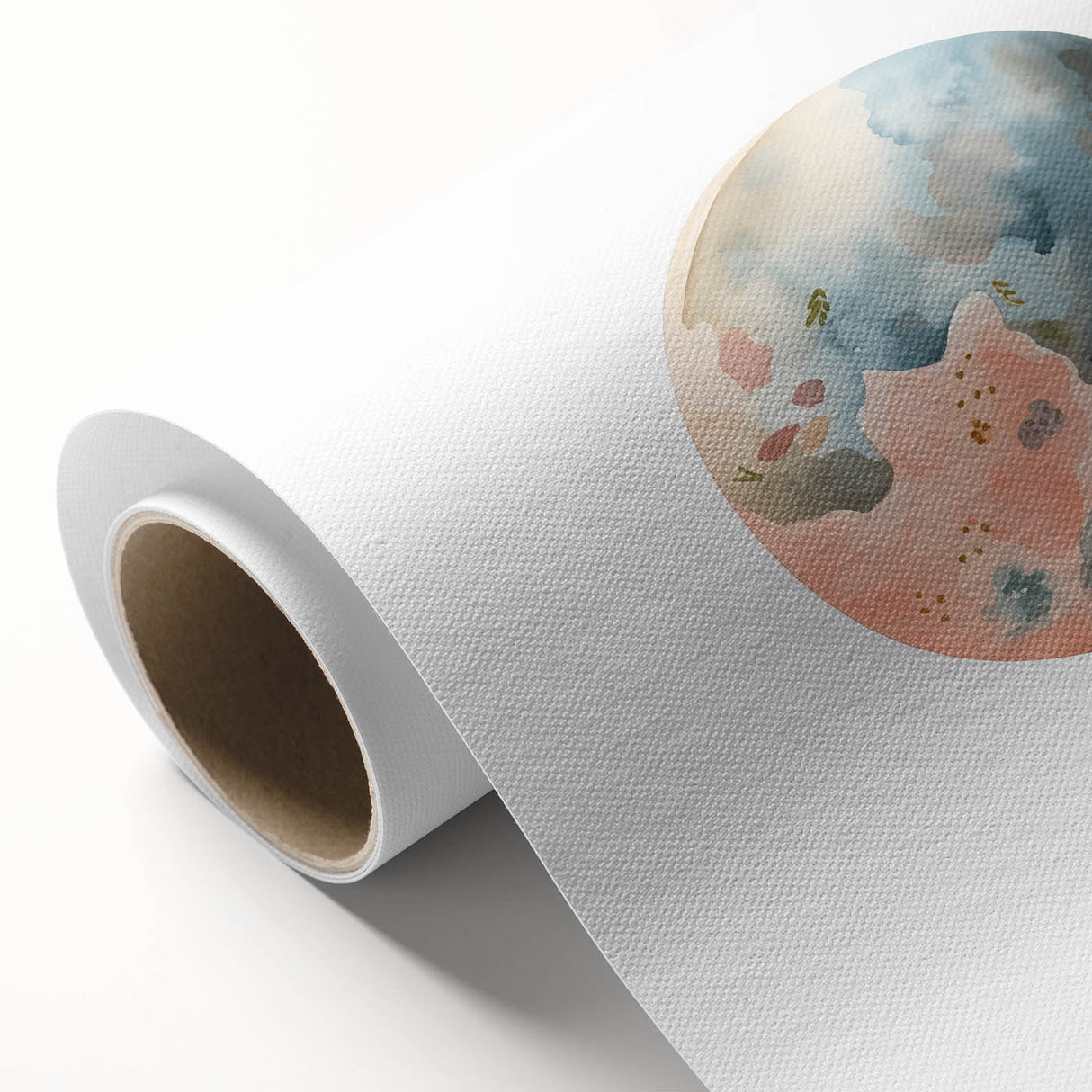 Kids Room Art Prints - Watercolor Earth Playroom Wall Decor