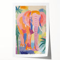 Acrylic Glass Art for Kids – Colorful Elephant Jungle Print