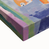 Acrylic Glass Art for Kids – Colorful Elephant Jungle Print