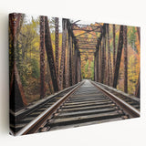 Landscape canvas art showcasing a serene bridge scene, with vibrant colors and detailed textures, perfect for home decor and enhancing living spaces.