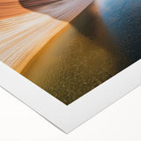 Vibrant rolled canvas featuring a stunning landscape of deep canyons, showcasing rich earthy tones and intricate details, perfect for home decor and art enthusiasts.