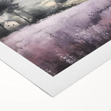 Landscape countryside wall art on rolled canvas showcasing lush green fields under a bright blue sky, ideal for enhancing home decor with natural beauty.